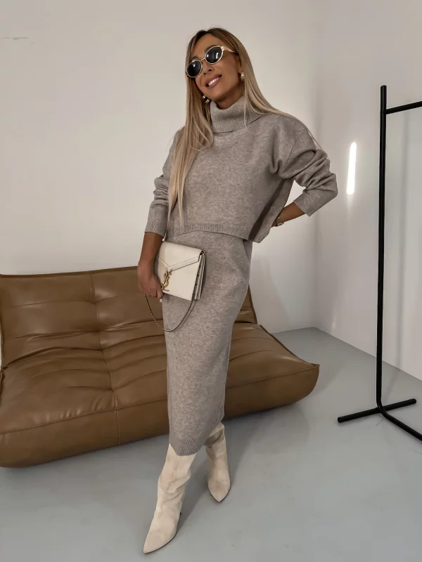 Vinny™ - Zestaw sweter sukienka
