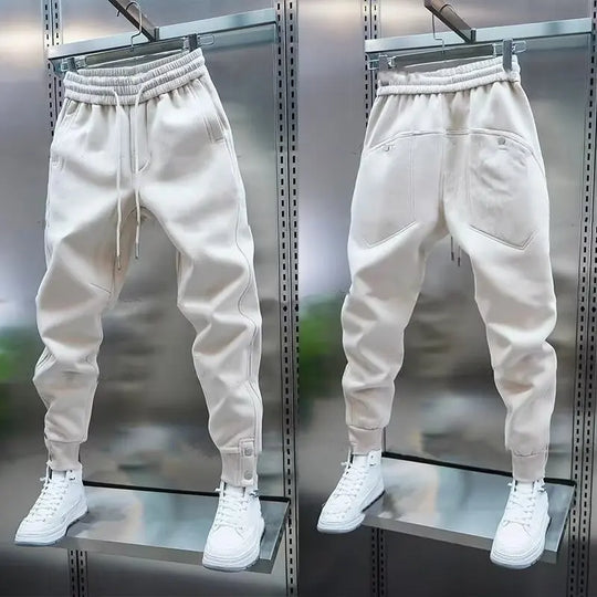 Mathieu | Casualowe spodnie slim fit z kieszeniami