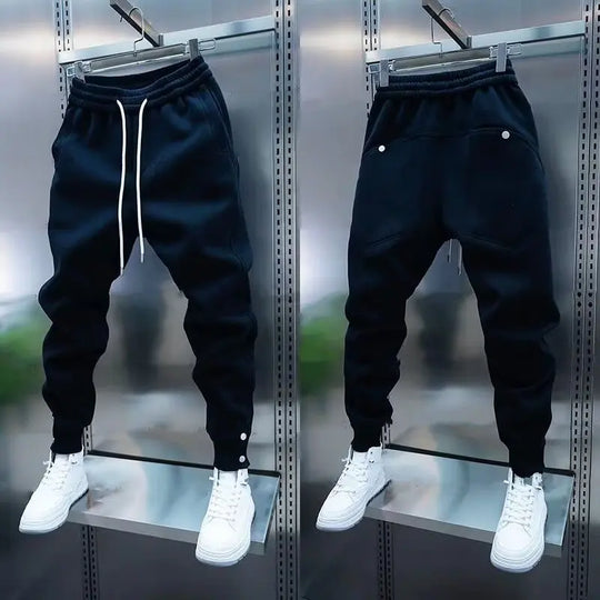 Mathieu | Casualowe spodnie slim fit z kieszeniami