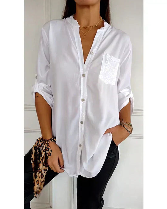 Elaine™ - Szykowny top w stylu glamour