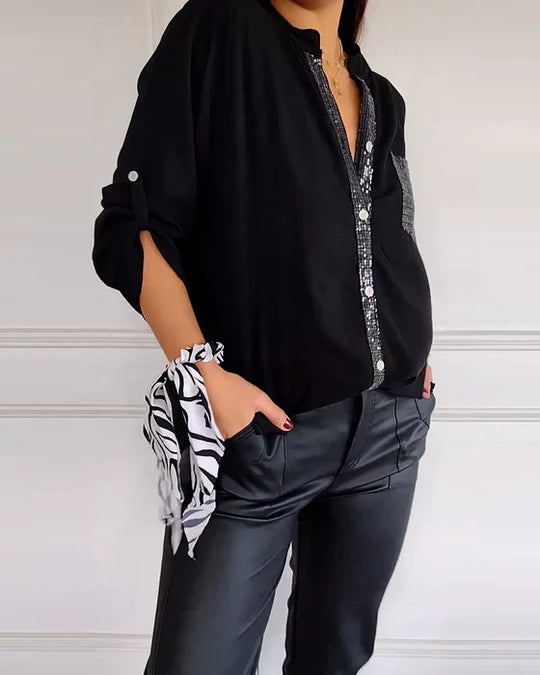 Elaine™ - Szykowny top w stylu glamour