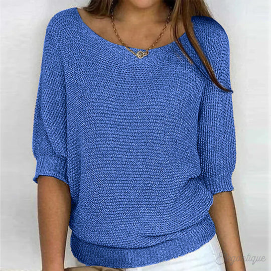 Eunice™ - Zrelaksowany dzianinowy top
